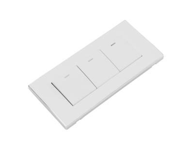 China V6 Series Switch PC White Panel Wall Switch Recessed US Socket 72.5X154MM for sale