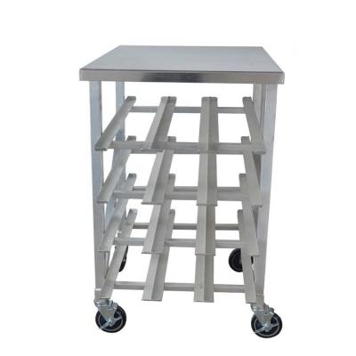 China Supermarket restaurant kitchen reputable high quality stackable adjustable aluminum can stretch for sale