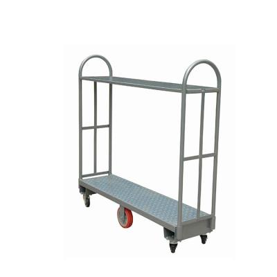 China Various Good Quality Restaruant Warehouse Steel Logistic Style U-boat Cart Running Trolley for sale