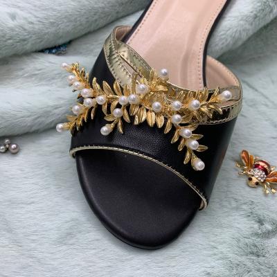 China High Quality Movable Shoe Buckle Rhinestone Shoe Clip For Lady Flat Shoes for sale