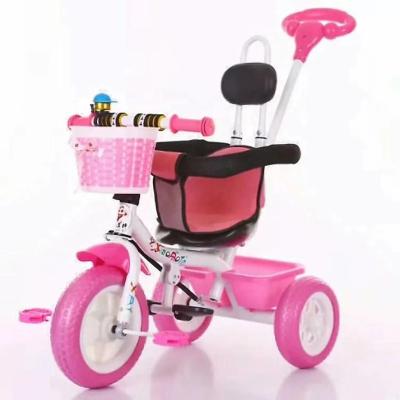 China Ride On Toy High Quality Three Wheel Tricycle For Kid Have Light And Music Baby Tricycle For Kids for sale