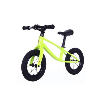 China Custom Baby Training Bike Carbon Fiber Sliding Push Bike Mini 12 Inch No Pedal Kids Balance Bike For 2-6 Year Old Kid for sale