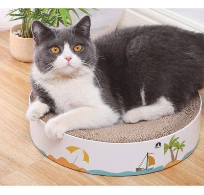 China Viable Hot Selling Wheel Form Corrugated Scratch Board Cat Claw Board Cat Scratching Board for sale