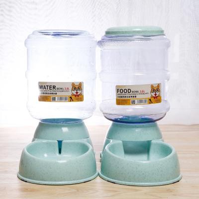 China Non-slip Sustainable Pet Premium Non-slip Automatic Feeder Gravity Pet Drinker Dog Feeder Automatic Drinker for sale