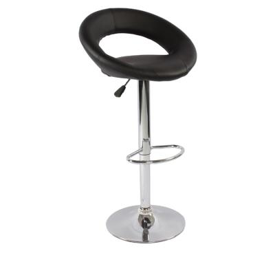 China Commercial Furniture Modern Colorful Moon Adjustable Bar Stool for sale