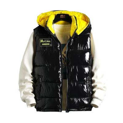 China Winter Breathable Vest Invests 2021 Male Warm Clothes Veste Homme Cotton Men Jacket Men Lightweight Thick Sleeveless Hooded Vest Vest for sale