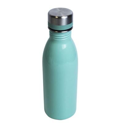 China Sustainable Factory Directly Supply Single Wall Stainless Steel Metal Sport Water Bottle for sale