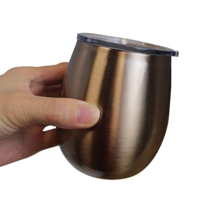 China Food Grade PORTABLE Reusable Stainless Steel Coffee Mug Wine Tumbler for sale