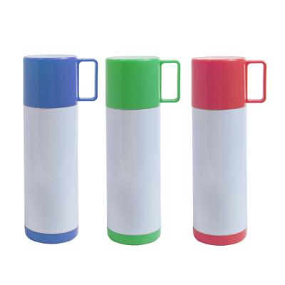 China Newest PORTABLE Straight Portable Insulated Water Bottle 500ml Tumbler Mug Drinks Bottle Stainless for sale