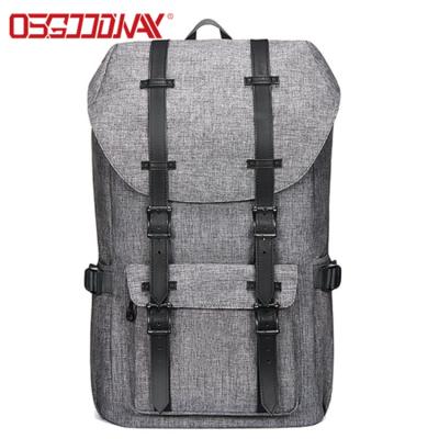 China Osgoodway Large Oxford Cloth Waterproof Casual Canvas Travel Increasing Outdoor Backpack Fits 15