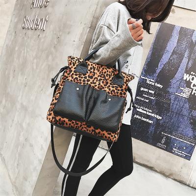 China Europe and America Osgoodway2 Leopard Print Large Capacity Ladies Tote Bag Luxury Leather Fashionable Handbags for Women for sale