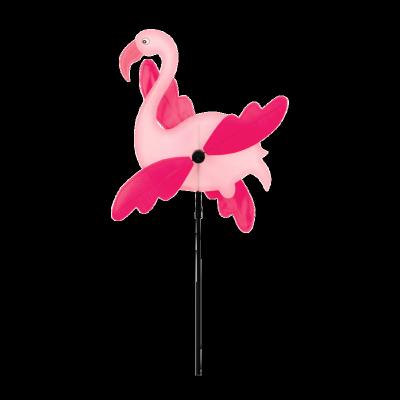 China Osgoodway China Wholesale 16 Style Eco-friendly Multi Pluggable Plastic Funny Outdoor Windmill Garden Ornaments Flamingo Decoration for sale