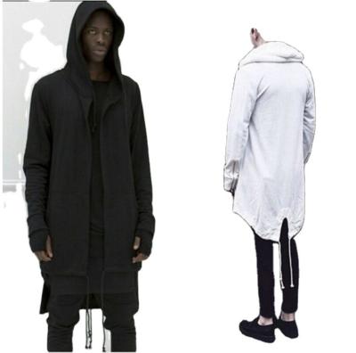 China Anti-wrinkle men who dress long jacket male hooded cape cardigan fleece clothing wholesale for sale