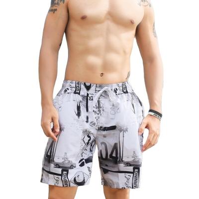 China New viable trend men's beach pants summer men's quick-dry printing five points beach shorts wholesale for sale