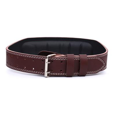 China Wholesale Leather Belt Weightlifting Belt Manufacture Breathable Professional Cheap Weightlifting Belt for sale