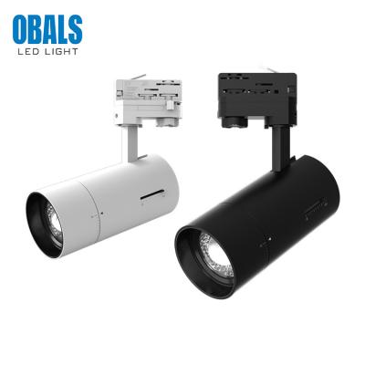 China OBALS Modern Aluminum Indoor Home Office Kitchen Magnetic Rail Mount 25W 30W Led Track Light for sale