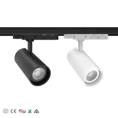 China OBALS Modern Nordic Simple Style Showroom COB 9W 18W 30W Aluminum Magnetic Rail LED Track Light for sale