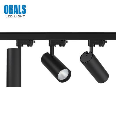 China OBALS Dimmable Modern Supermarket Rail Mount IP20 15W 20W 30W Magnetic COB Led Track Light for sale