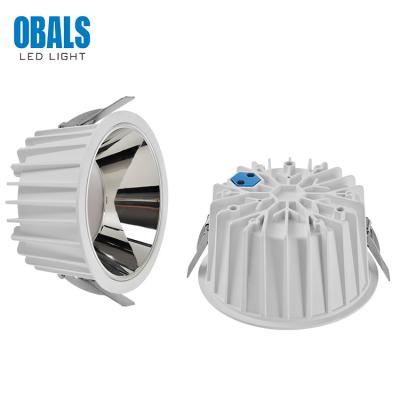 China Easy Installation OBALS 9W 15W 20W 24W 30W 40W Die Casting Aluminum Recessed Ceiling Light Led Down Lighting for sale