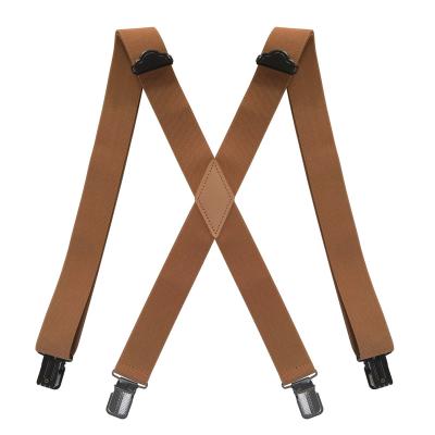 China Fasionable Fashion Classic Black Clips Suspenders X Braces Men's Suspenders for sale