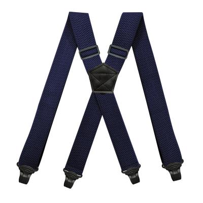 China Fasionable Wholesale Popcorn Elastic Ties Suspender With New Plastic Clips Fittings for sale