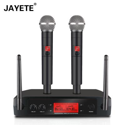 China Perfect Sound Professional Sound System Vocal Dynamic UHF Handheld Wireless Microphone MIC for sale