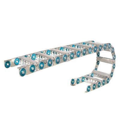 China Cnc machine tools Aluminum Cable And Hose steel Cable Carrier  steel cable carrier drag chain towline metal chain for cnc machine for sale