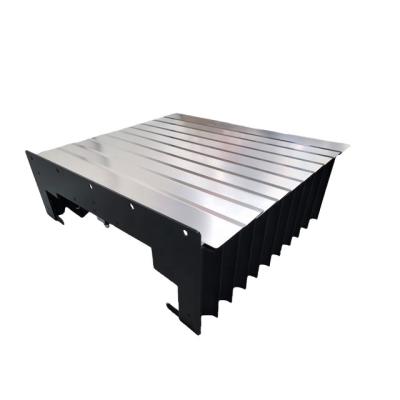 China Strong Rigidity Stainless Steel Telescopic Armour Accordion Bellow Cover  Flexible  Bellow  Covers for Protecting CNC Machine for sale