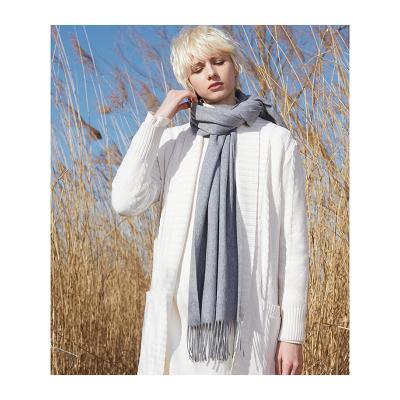 China Cashmere Factory Supply 100%Cashmere Pure Camel Soft / Warm Winter Scarf For Autumn And Winter for sale