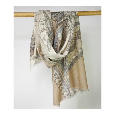 China new listing comfort 100% green wool shawl / 100%wool flexibility scarves for Spring/Summer/Autum/Winter for sale