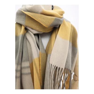 China Wholesale Price 100%WOOL 100% Camel Wool Comfort / Flexibility Wool Knitted Scarf Pattern For Autumn And Winter for sale