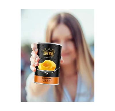 China Tasty Canned Preserved Slices Safety Seal Orange Fruit Juice Drink Tin Cans for sale