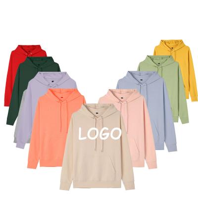 China Factory Anti-Shrink Sudaderas Designer Hooded Plain Embossed Cotton Terry Hoodies Custom 300 Gsm Men's Sweatshirts French Logo for sale