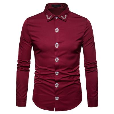 China Anti-Wrinkle 2020 New Hot Fashion Wholesale Popular New Men's Clothing Casual Long Sleeve Shirts For Man for sale