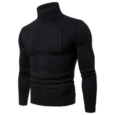 China 2020 winter warm breathable sell wholesale stylish long sleeve slim sweater plus size turtle neck men sweater for sale