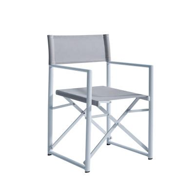 China 2021 Modern High End Aluminum Folding Manager's Chair Modern for sale