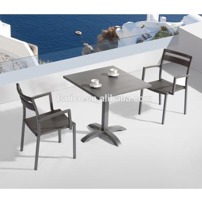 China Outdoor Garden Furniture Rattan Table Set Garden And Chair Dinner Set for sale