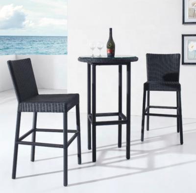 China Outdoor Bar Chair Leisure Furniture Rattan Bar Stool Garden Bar Chair for sale