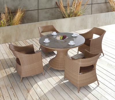 China Garden Set Handmade Stylish Outdoor Used Rattan Dining Room Furniture for sale