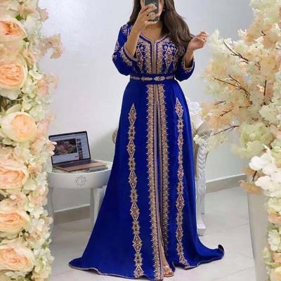 China Newest fashionable QUICK DRY high quality puffy long sleeve african style elegant dress for sale