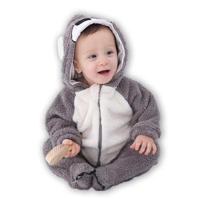 China 100% Cotton Winter Newborn Baby Clothes INS Style Overalls Flannel Creeper Overalls for sale