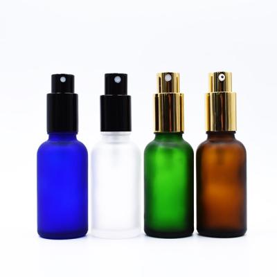 China Hot Selling Perfume Liquid Atomizer Personal Care Oils Container Press Pump Spray Refillable Glass Bottle for sale