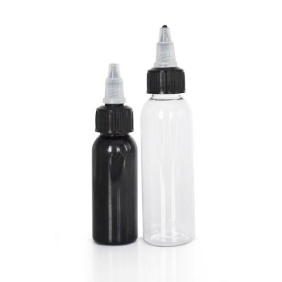 China BEAUTY PACKAGING 30ml 40ml 50ml 60ml 100ml 120ml 150ml 180ml Hair Oil PET Plastic Bottle With Twist Top Cap for sale