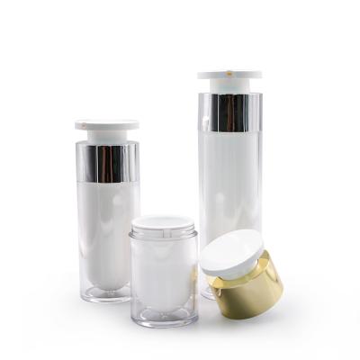 China PACKAGING BEAUTY Cosmetics 15ml 30ml 50ml Acrylic Airless Pump Bottles for sale