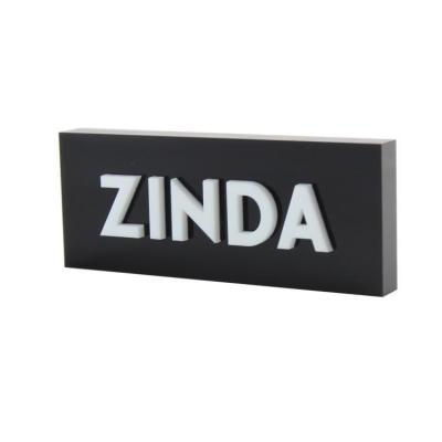 China Durable Clear Custom Acrylic Printing Acrylic Block Logo Nameplate Block Display Plate For Sublimation for sale