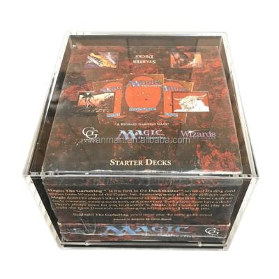 China Durable Acrylic Magnetic Case For Pokemon TCG Card Pack Display Booster Box Showcase for sale