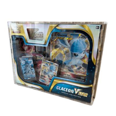 China Durable Acrylic Japanese Booster Box Celebrations Pokemon 25th Anniversary Display Box for sale