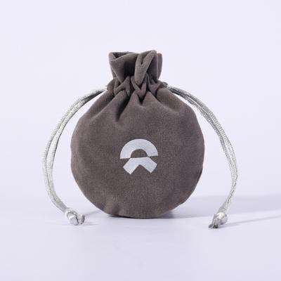 China Jewelry Packaging Pouch/Necklace Brown Drawstring Jewelry Pouch Customize Color Jewelry Bag For Necklace Packaging Jewelry Pouch for sale