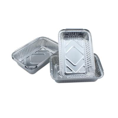 China Ready-to-eat 2114 food container 800ml disposable aluminum foil tray factory direct sales in China for sale