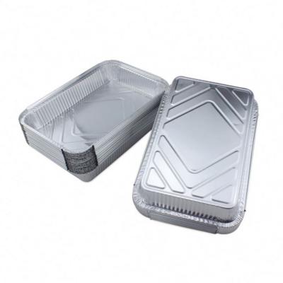 China Food Factory Direct Disposable Cardboard Lunch Boxes Aluminum Foil Multigrid Bowls for sale